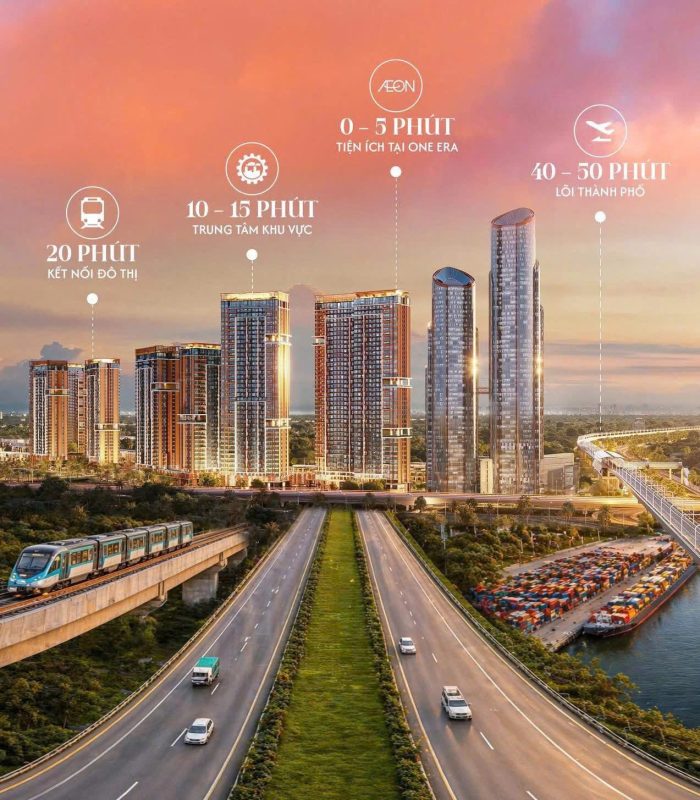 tiện ích tại vị trí dự án one era