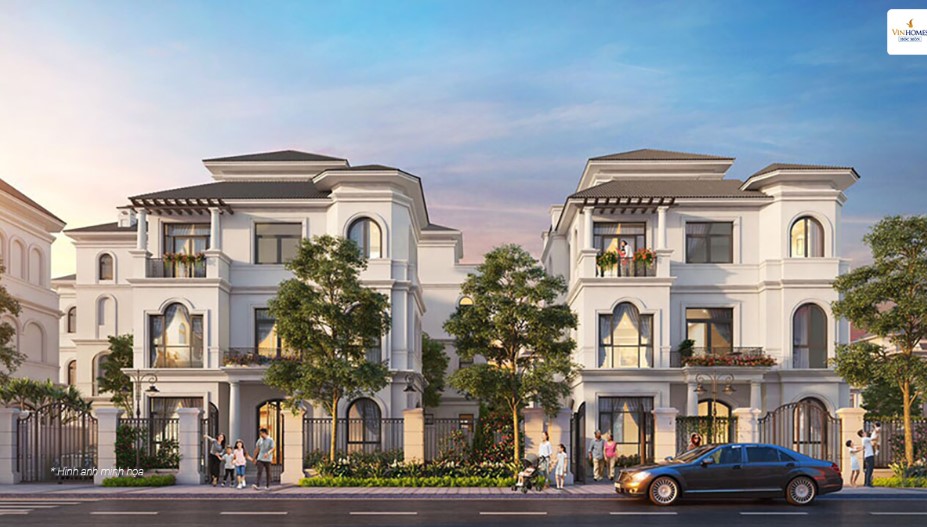 Thiết kế mẫu biệt thự Vinhomes Hóc Môn
